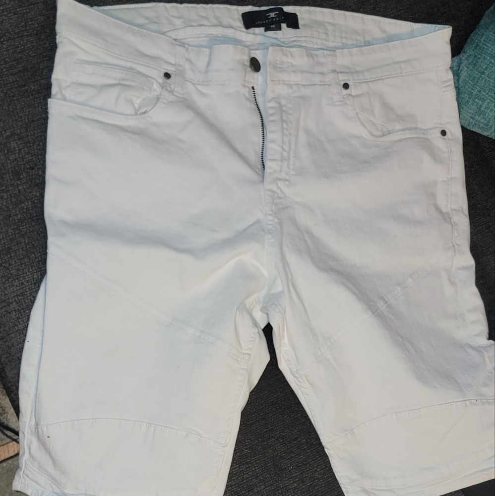 CRAIG JORDAN CARGO JEANS OFF WHITE SZ 40 MEN